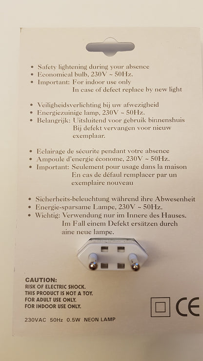 Ljusplugg nattlampa