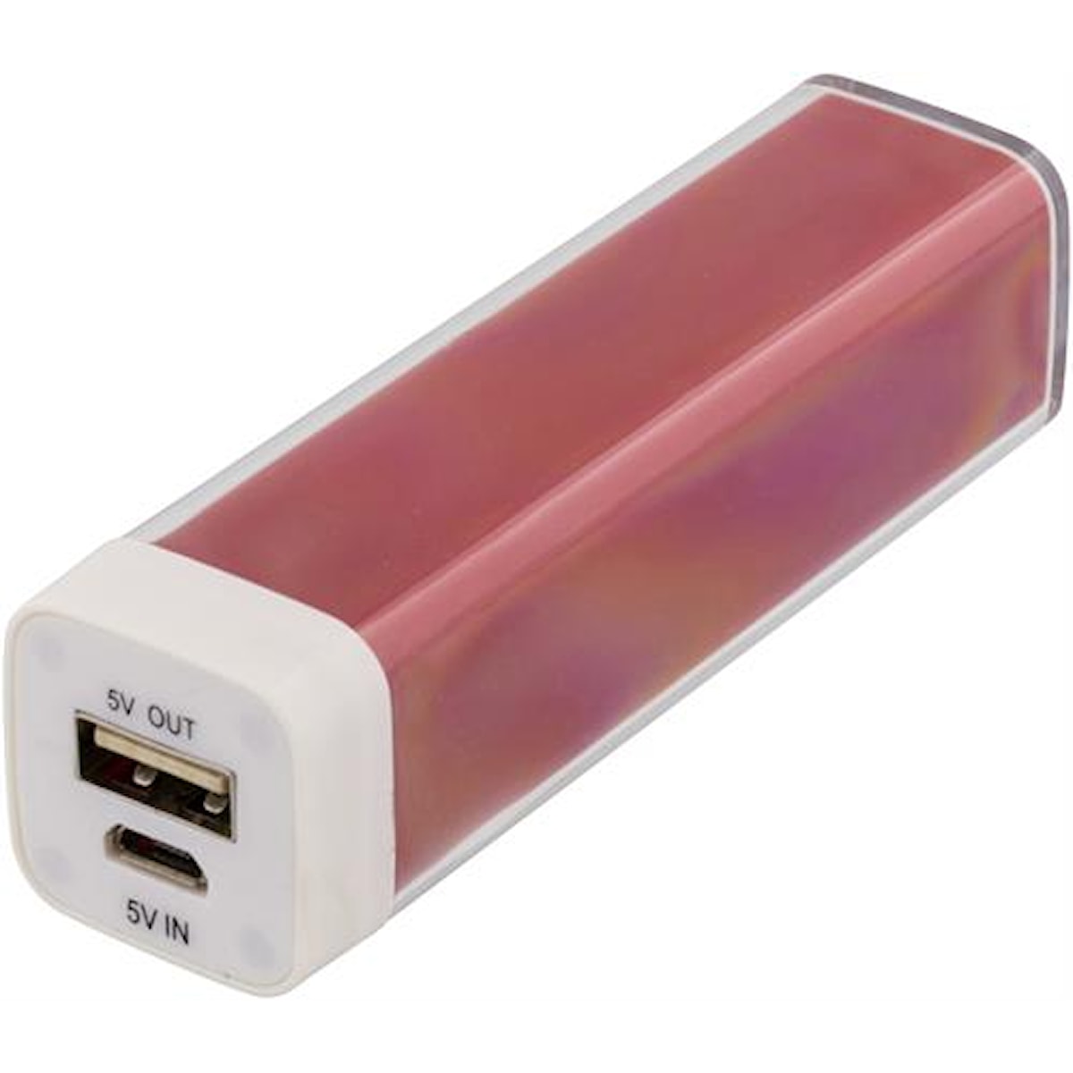 Deltaco Power bank 2600mAh USB 5V 1A, röd