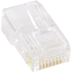 DELTACO RJ45 kontaktdon för patchkabel, Cat5e, oskärmad, 20-pack