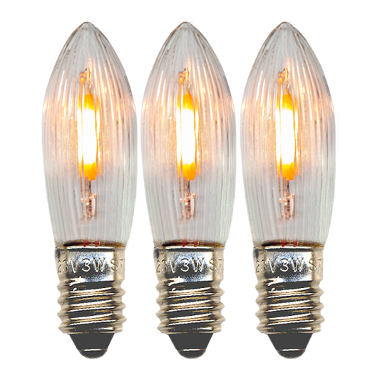 Topplampa LED 3-pack 14-55V 0,1W 3lm E10