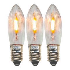 Topplampa LED 3-pack 14-55V 0,1W 3lm E10