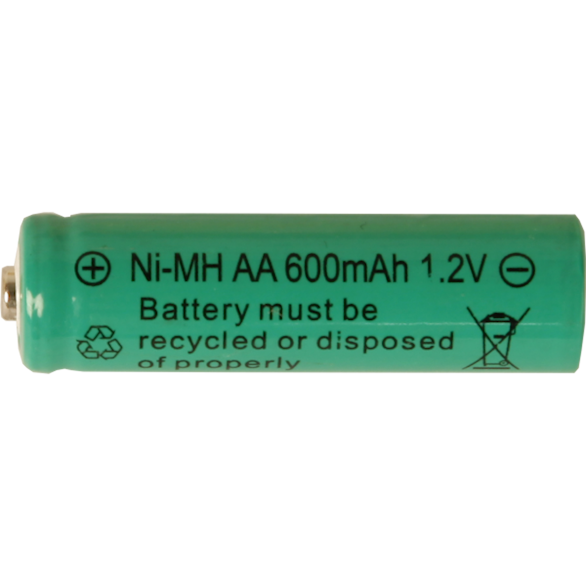 Laddbart batteri 2-pack AA 1,2V 600mAh Ni-MH