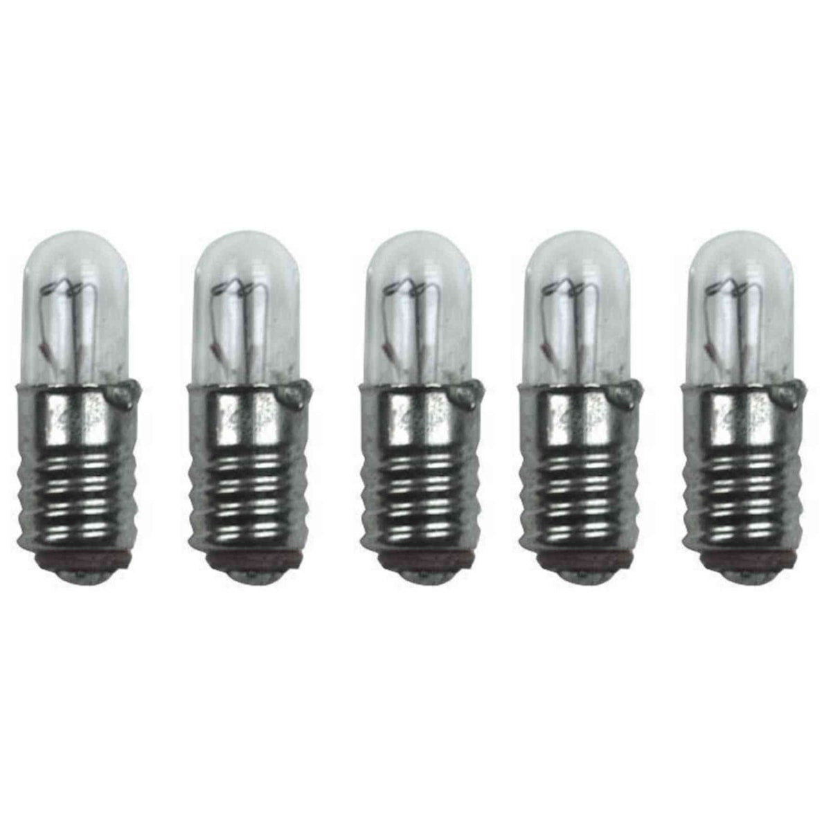 Microlampa 5-pack 12V 0,4W klar E5