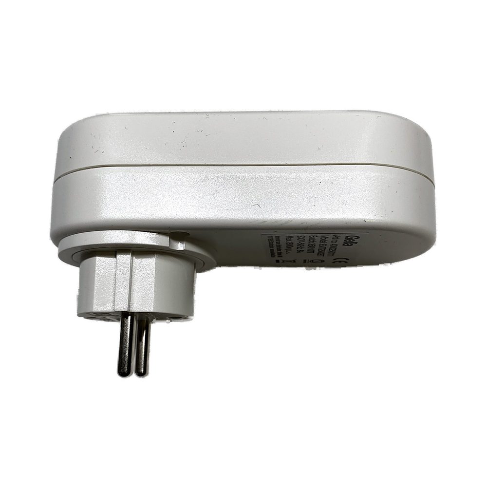 Klockströmbrytare digital vit 1800W IP20